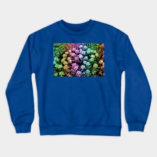 Rainbow Pastel Tulips Crewneck Sweatshirt